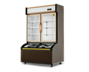 2 Door Mini Mart Fridge