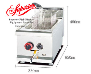 14L Gas Deep Fryer