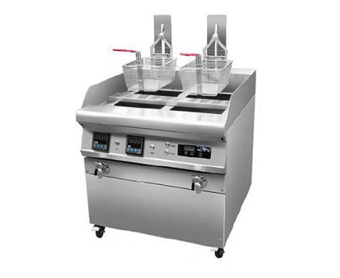 Automated Standing Double Deep Fryer