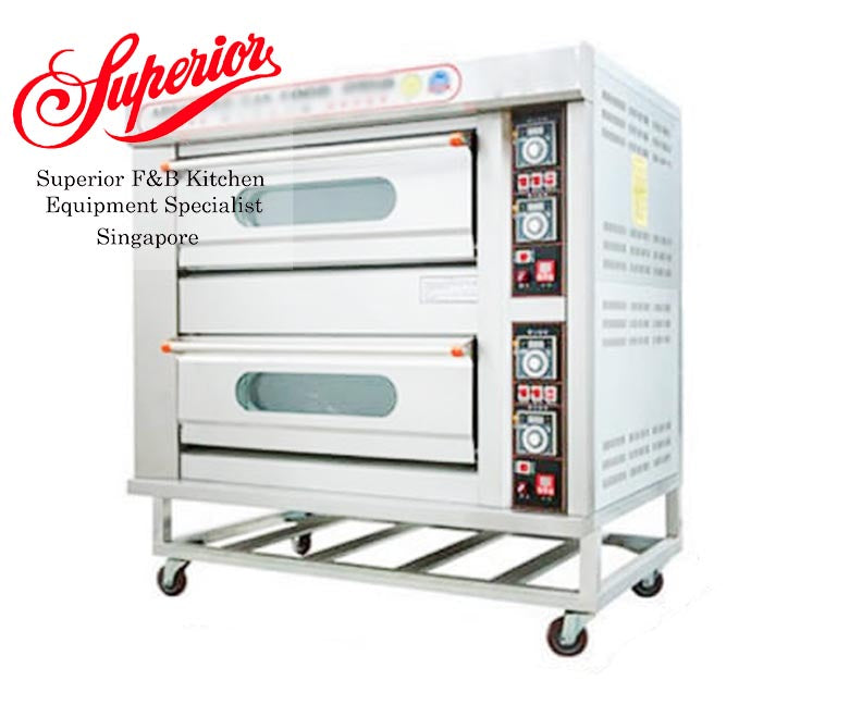 Double Deck Gas Oven w Wheels