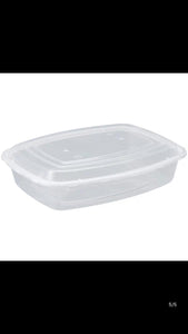 Transparant 2000ml Disposable container