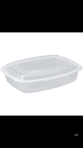 Transparant 2000ml Disposable container