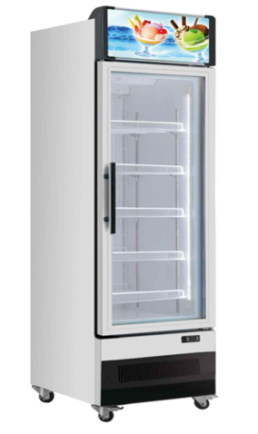 Standing Single Glass Door Freezer