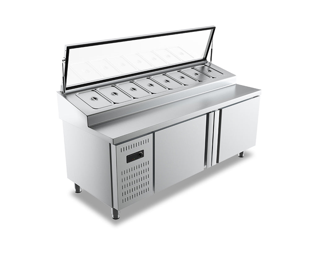 Counter Chiller Salad Bar with Glass Opening